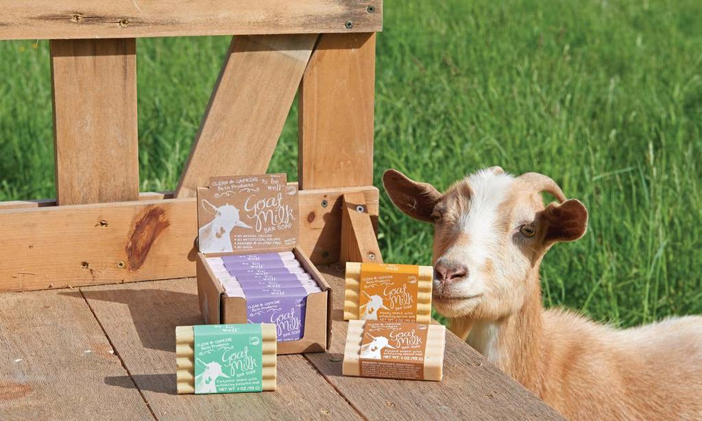 Almond scent with exfoliating almond meal 4 oz Goat Milk