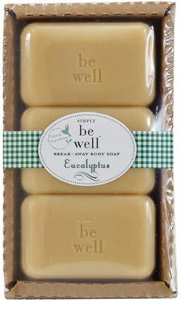 BMB2621 EUCALYPTUS Natural moisturizing bar soap with a soothing eucalyptus