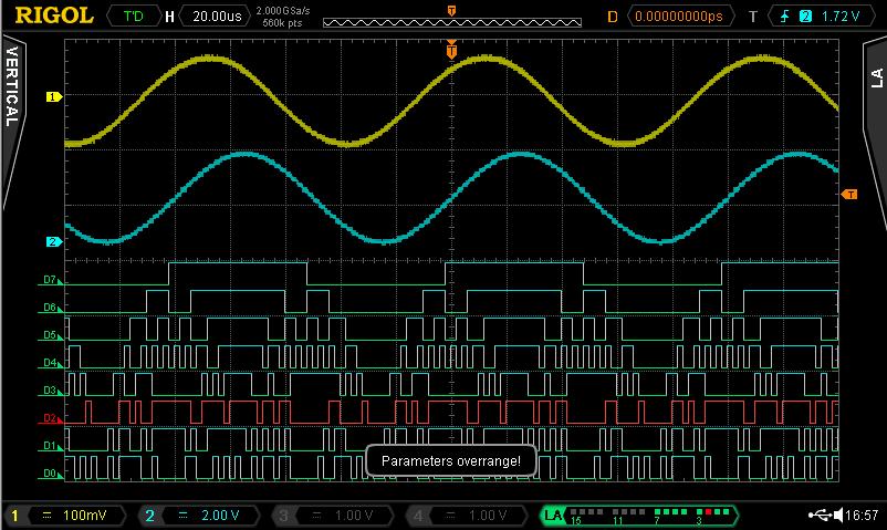 User Interface MSO4000/DS4000 oscilloscope provides 9 inches, WVGA (800*480) 160,000 color TFT LCD. What is worth mentioning is that the 14-grid ultra-wide screen makes you view longer waveform.