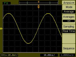 Waveform Controls Average Acquisition Figure 2-22 Noisy