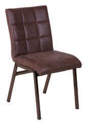 powder coated) Antigo leather Seat depth - 46 cm Industrial steel