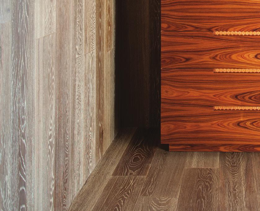 The top layer (what you see when installed) offers a highly desired species of wood, like oak, while the bottom substrate layer (what you don t see when installed) utilizes a fast-growing species.