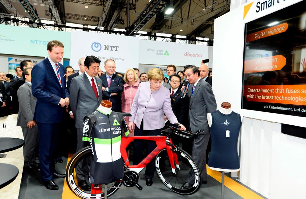 Data Disaster Prevention NTT Group exhibited leading-edge examples of B2B2X model use cases and technologies at CEBIT 2017, the world s largest ICT business trade fair, which was held in Hanover,