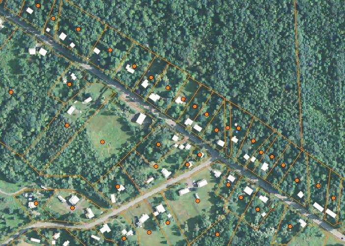 The difference between the two advanced geocoding levels above can be more easily appreciated if high-resolution aerial or satellite imagery is superimposed (Figure 2).