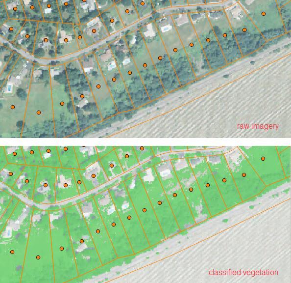 The Use of High-Resolution Imagery and Classified Vegetation High-resolution imagery and classified vegetation are essential for the development of Geocoding DoubleCheck in assessing geocoding