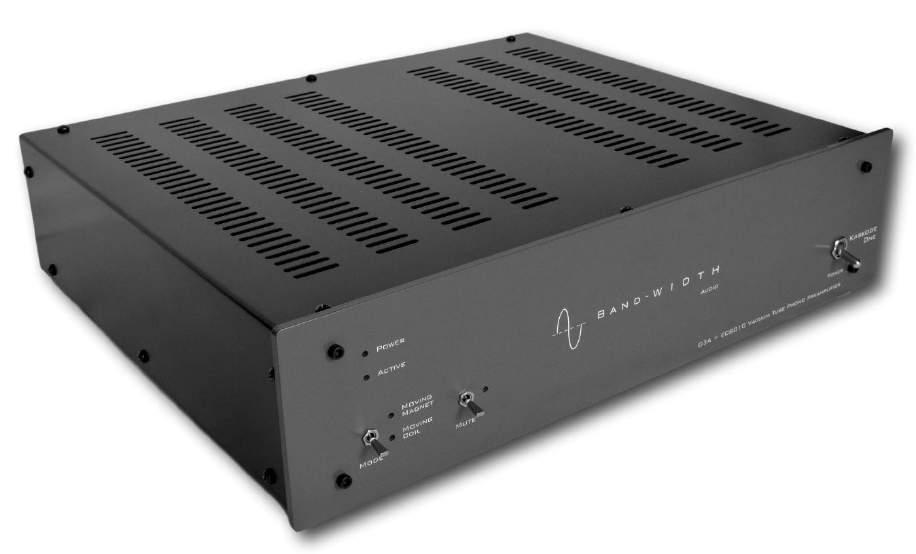Kaskode One Phono Preamplifier Owner s Manual