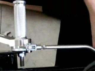 Don t forget the spring: Take up as much slack in the brake lever arm as possible by winding it