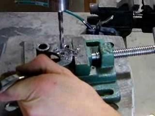 extremely precise: Using a vice or pliers to