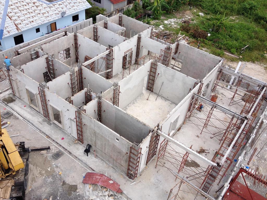 IBS Superstructure In Malaysia 3 in ( customized & flexibility to suit all Architectural demands ) Straight joint Cross