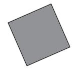 Square A shape with 4 straight sides that are all the same length and 4 right angles (like the