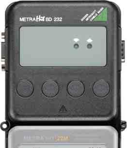 Accessories METRAHit BD232 Interface Adapter The METRAHIT 28C calibrator can be set up, its parameters can be configured and measurement data can be uploaded to a PC with the help of the METRAHit