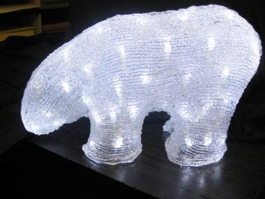 00 pair Decorative Ice Bear Internally lit