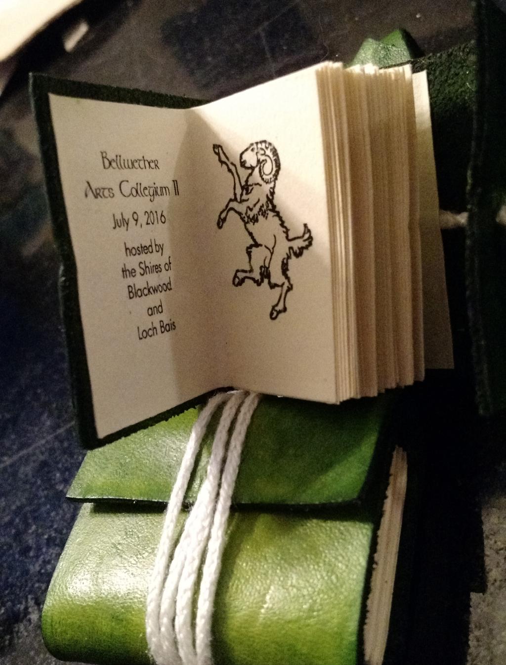 Binding a Limp-bound Book which make great site tokens or personal