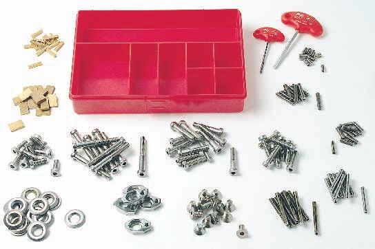 EROWA set of clamping elements EROWA s extensive accessory sets contain a number of practical and economically priced auxiliaries which turn clamping jobs into fun.