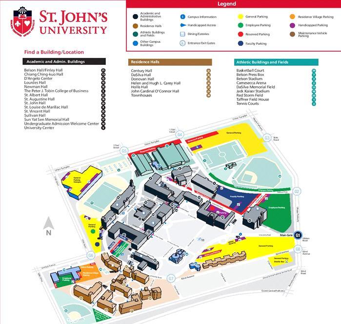 TLC NEWSLETTER PAGE 3 St. John s University, Queens Campus Buildings By Abdulaziz Almasoudi Many students need to know about the location of buildings on campus.