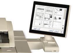 KIP COLOUR MULTI-TOUCH SO EASY TO USE All system functions of the KIP 7970 are performed through its large, multi-touch 307mm