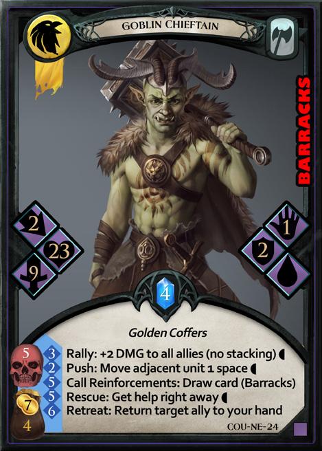 Understanding the Cards Key Concepts Goblin symbol --> <-- Class There are 4 classes: Warrior, Rogue, Caster and Archer.