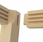 Handle With Care HOSPITALITY FURNITURE Wood Chairs Mortise and Tenon Joints Clean the frame finish Corner Block System with Center Lag Bolt and Hardened Screws Perform a regular visual inspection,