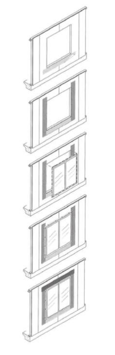 NEW CONSTRUCTION WINDOW INSTALLATION INSTRUCTIONS Here is a basic, step-by-step guide to installing a nail fin type, new construction window, including recommended flashing details often used in the
