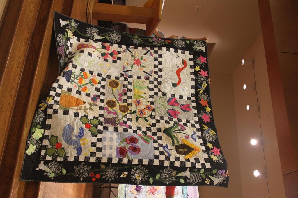 A Year of Applique made by Nancy Sandoval Pattern by Pat Sloan Nancy made this quilt a while ago, but