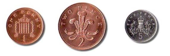 Q19) John wants to buy a sweet for 6p. He wants to pay for it exactly. Q20) Which different set of coins could he use?