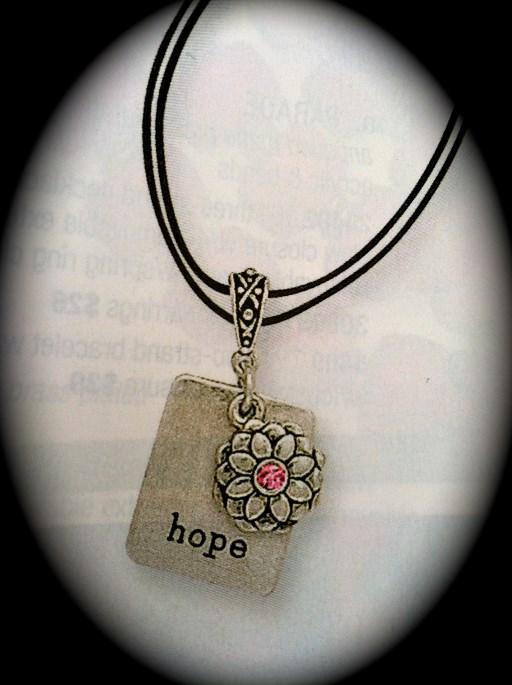 Sharing Hope in 2013 Receive the brand new Hope necklace from Premier's spring line!