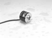 Incremental Rotary Encoder IP64 Drip-proof Construction (IP65f for ) The incorporates a rubber-seal bearing cover of IP64 dripproof construction thus ensuring ease of use in places with water