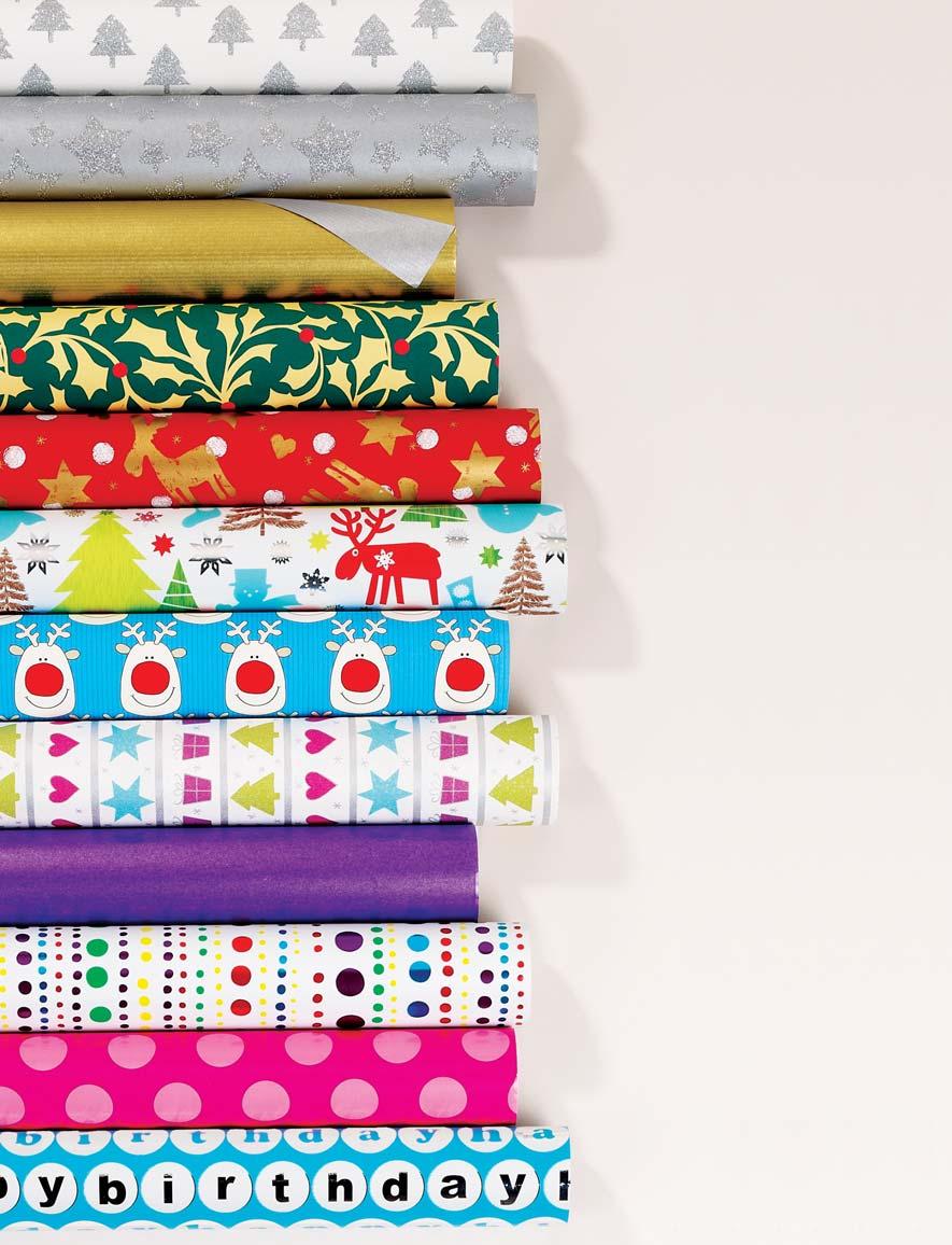 Fabulous Christmas and Birthday Rollwrap All papers come on rolls which are 70cm wide and, or 4m in length (see below) All rolls are 3.00 each A B C A.