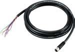 I/O Cables Cordset, M12 12-Pin Socket to Flying Leads 3 m Straight V430-W8-3M 48.
