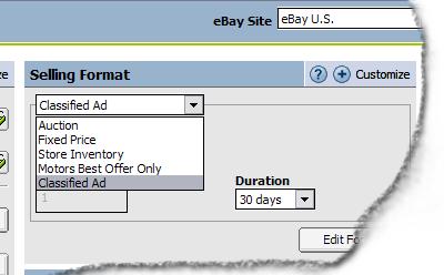 How to use Turbo Lister to sell Digital Items or other items using the Classified Ad format. Turbo Lister is ebay s listing tool program.