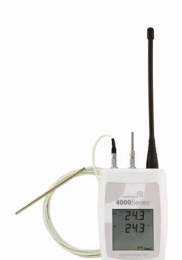 4001 Data logger code: HL4001 Radio transmitter code: RL4001-434.075 (other frequencies are available) -40 C to +60 C ± between -10 C to +40 C.