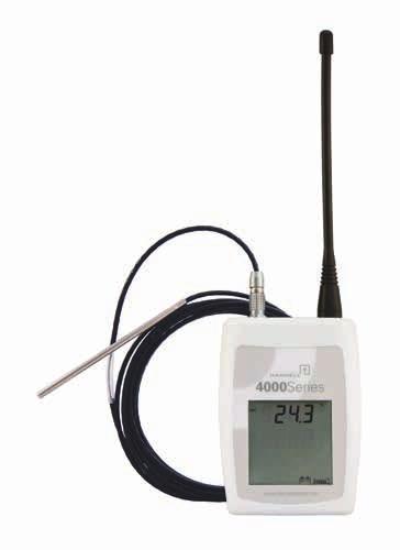 temperature sensor is located far from the temperature transmitter. 4301 Radio transmitter Single channel 3 wire PT100 unit.