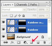 36. Click and drag the layers down to the Create a new group icon at the bottom of the Layers palette Photoshop should insert a folder in the Layers palette 37.