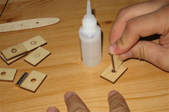 Glue the hatch magnets,