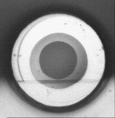 Lensed Top-Emitting VCSELs 5 Radius of curvature (µm) Gold, 5 C Gold, 7 C GaAs, 5 C GaAs, 7 C ideal 5 5 5 Initial diameter (µm) a) Final to initial diameter ratio.