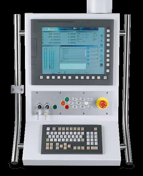 Control system and operation The S41 is equipped with a 31i-A series Fanuc control with integrated PC.
