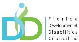 org With Support from Florida Developmental Disabilities Council www.fddc.