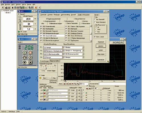 NORD CON NORD CON is the free operating software for controlling, parameterisation and diagnosis of all NORD frequency inverters.