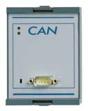 CANBus Control, parameterisation and diagnosis of the frequency inverter Connecting plug: SUB-D 9-pin Baud rate: 500