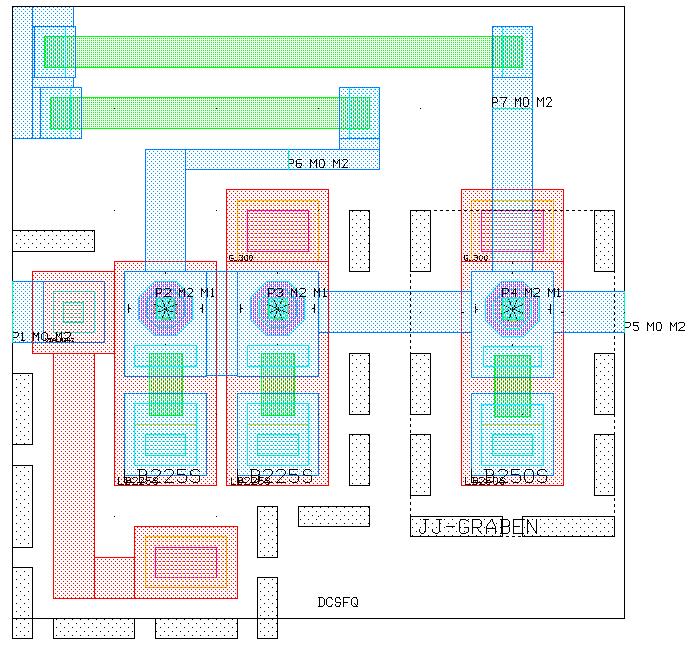 output 250μA Lp3 Chip Layout Schematic.