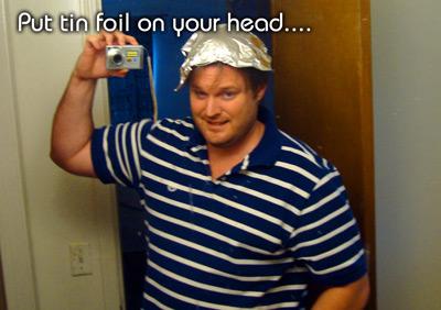 subject to thinning. I'm thinking ahead! What you do is completely up to you! Ok, put tin foil on your head again......it's the perfect size!