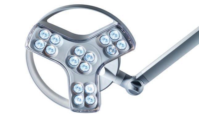 The CLED23 is a perfect light for dermatology, ENT, Gynaecology and sensitive areas such as neonatal and ICU departments. Highest Light Quality CLED23 TM emits 60,000 Lux of intense bright light at 0.