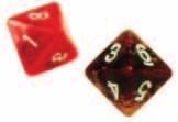 1 Suppose that you roll two octahedral dice, which have the numbers 1 through 8 on each one. a. Make a sample space that shows all possible outcomes. b.