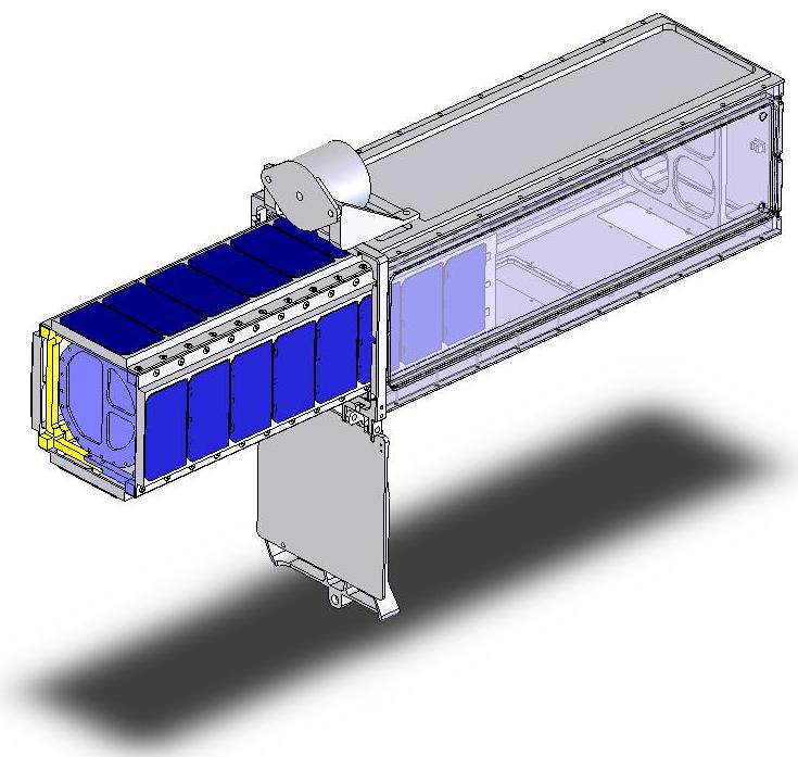 What is a CubeSat? Picosatellite 100mm x 100mm x 100mm (about four inches!) 1kg mass (about 2.2 pounds!