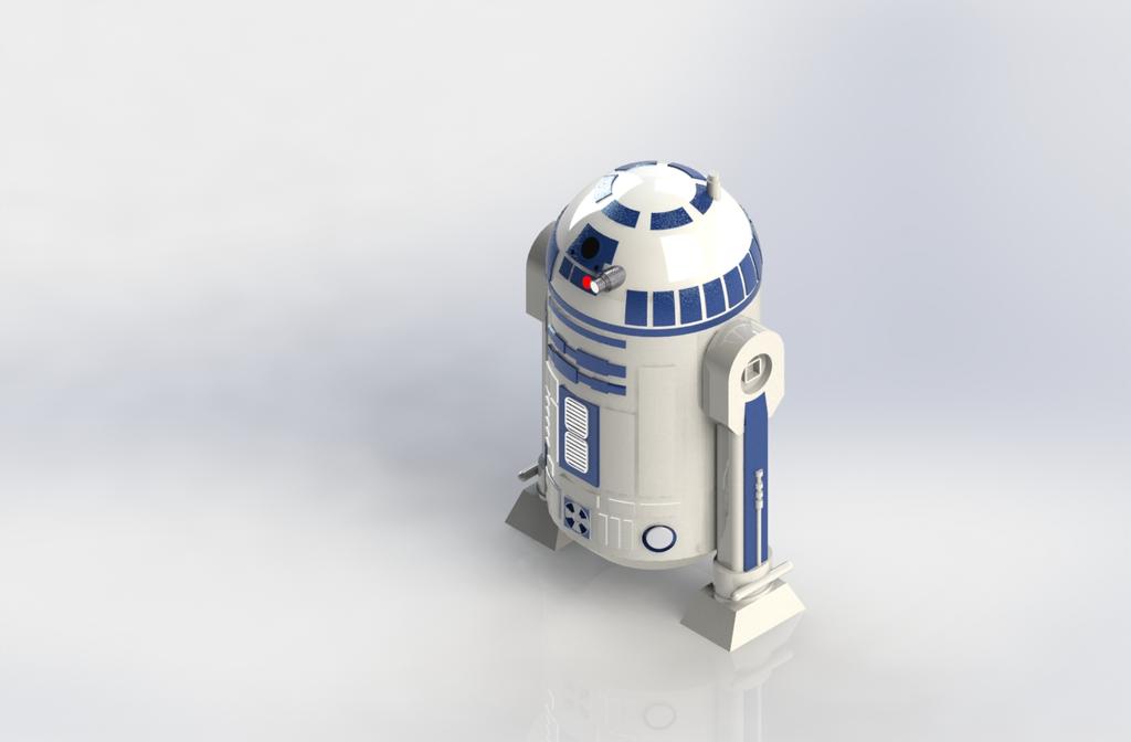 R2-D2 SolidWorks Model Mike Haftl