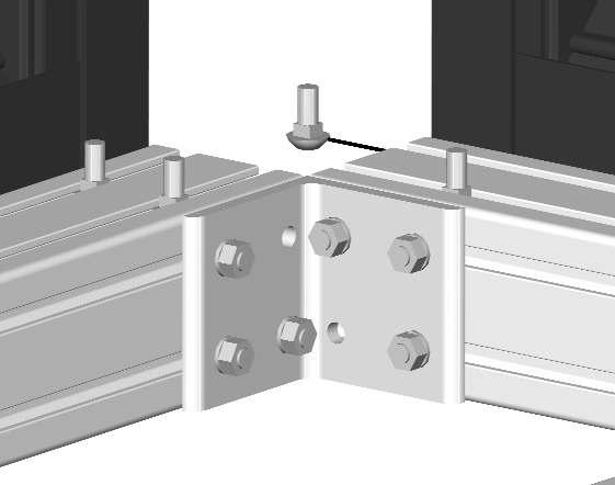 Final assembly is shown in Figure 9-C. 11. Follow the same procedure to mount all louver panels and hardware.