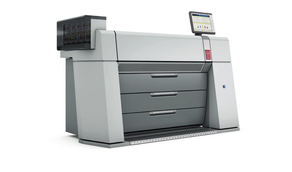And unlike traditional large format inkjet systems, the Océ ColorWave 900 maintains maximum productivity regardless of image content, ink coverage or media type.
