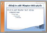 Test the Layout and Design of the Slide Master It is a good idea to "test" the layout and design of the slide master. To do this, you will type text onto the Title Slide.