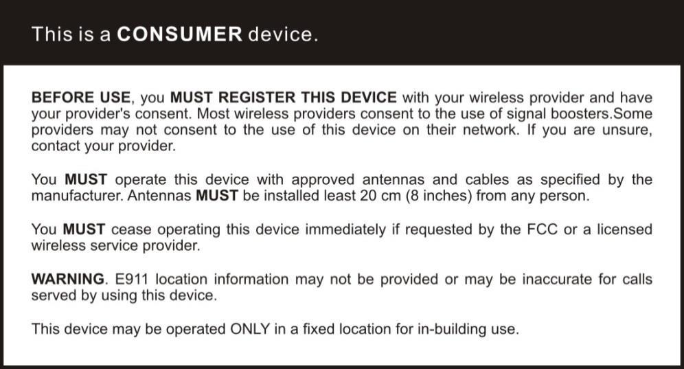 9 Warning and Statement Note:This equipment has been tested and found to comply with the limits for a Class B digital device, pursuant to Part 15 of the FCC Rules.