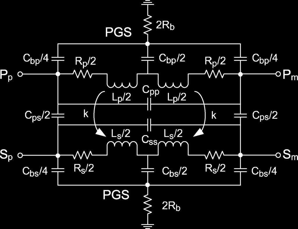 1674 IEEE JOURNAL OF SOLID-STATE CIRCUITS, VOL. 45, NO. 9, SEPTEMBER 2010 Fig. 9. Transformer time domain equivalent circuit model.